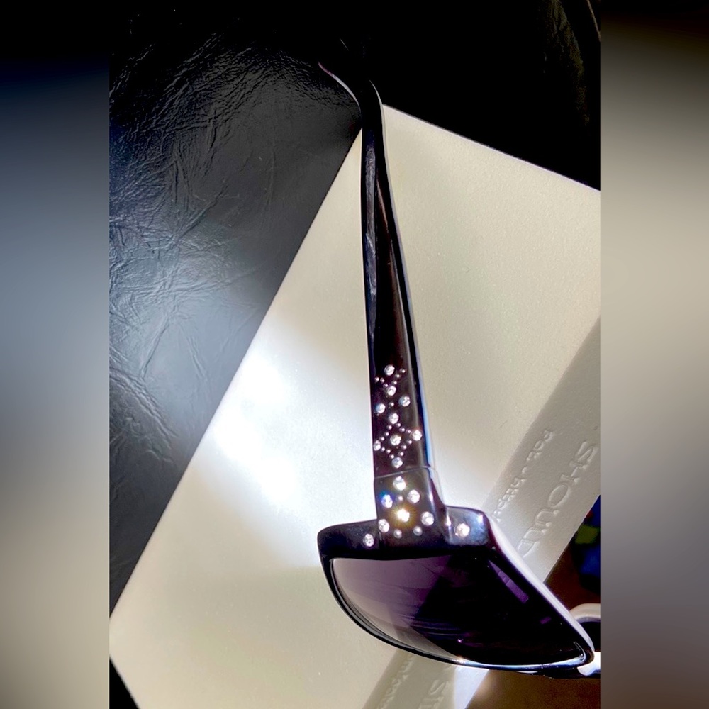 Relic Jewel Studded Oversized Sunglasses white crystal new